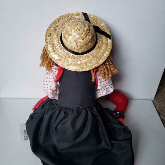 Cracker Barrel Rag-Doll Shelf‎ Sitter Rooster Chicken Apple Annie w/tags - Picture 6 of 10